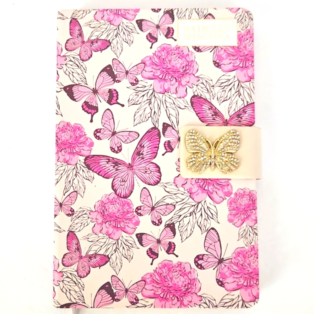Badgley Mischka NWT JEWELED Journal Notebook